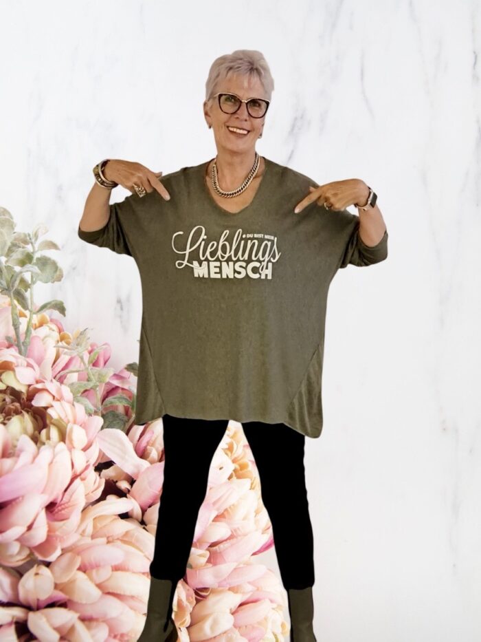 Shirt Lieblingsmensch Strick