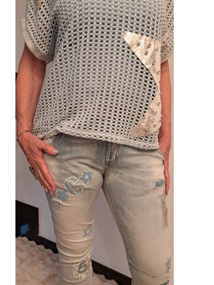 Jeans " CoCo"  hellblau – Bild 2